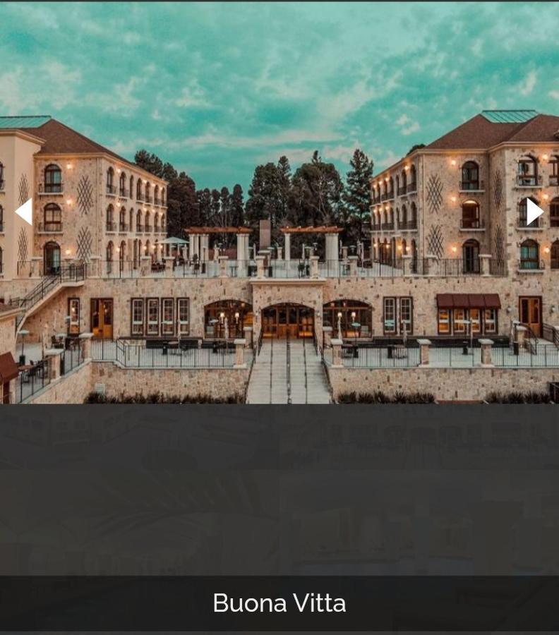 Buona Vitta Gramado Resort & Spa By Gramado Parks Екстер'єр фото The photo shows a spacious and elegant building design, likely a hotel or resort. The structure features multiple stories and large windows, with outdoor seating areas visible on a terrace or patio. The exterior has a combination of stone and modern 